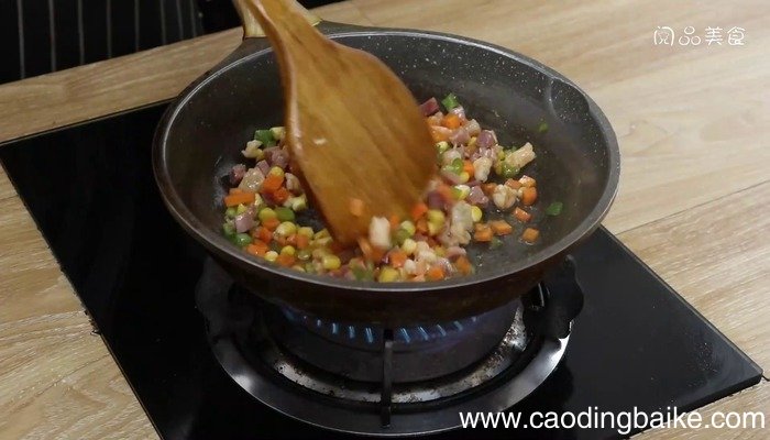 金华火腿什锦黄金炒饭的做法 金华火腿什锦黄金炒饭怎么做好吃