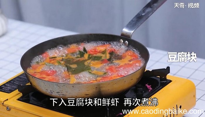 低脂豆腐鲜虾汤的做法 低脂豆腐鲜虾汤怎么做