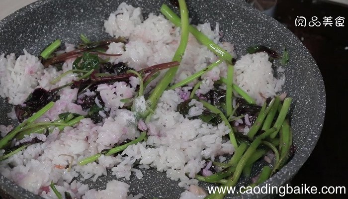 苋菜炒饭的做法 苋菜炒饭怎么做