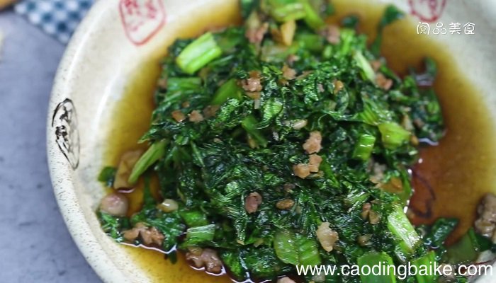 芥菜肉末的做法 芥菜肉末怎么做