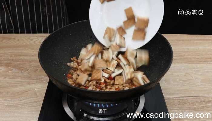 肉末炒香干 肉末炒香干的做法