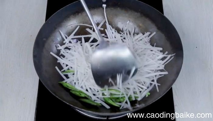 素炒萝卜丝的做法素炒萝卜丝怎么做