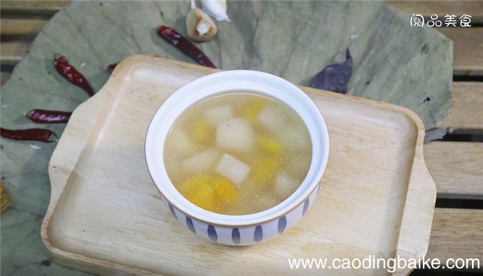 木瓜雪梨糖水怎么做 木瓜雪梨糖水的做法