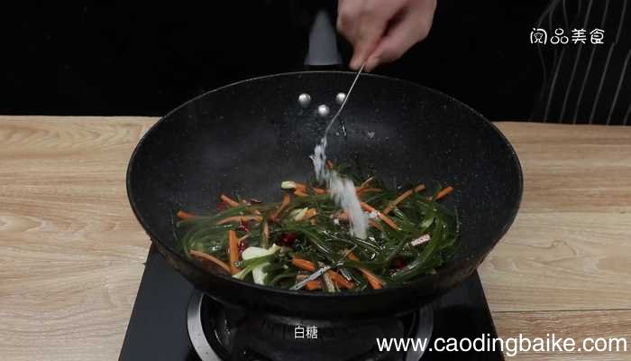 炝炒海带丝 炝炒海带丝的做法
