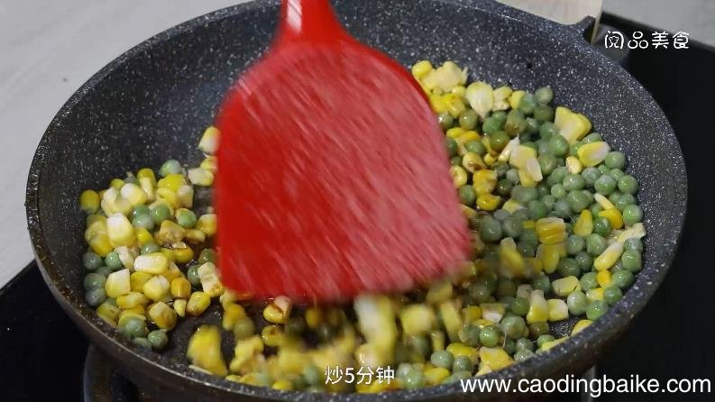 虾仁玉米豌豆粒的做法，虾仁玉米豌豆粒怎么做