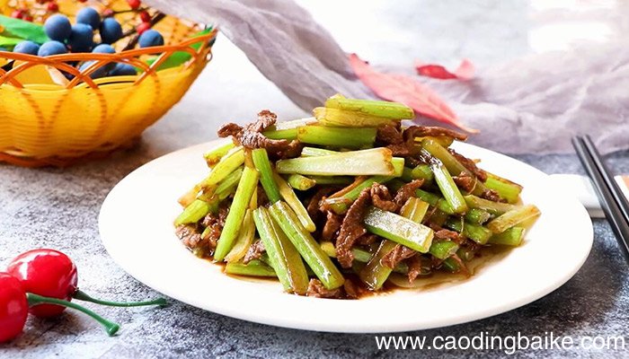 芹菜炒肉丝的做法 怎么做芹菜炒肉丝