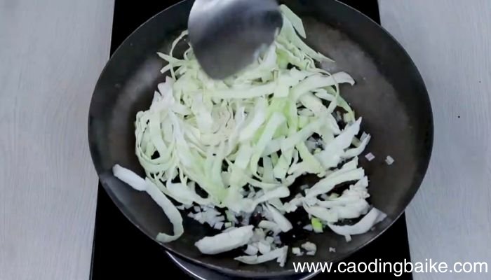 莲白炒粉丝的做法莲白炒粉丝怎么做