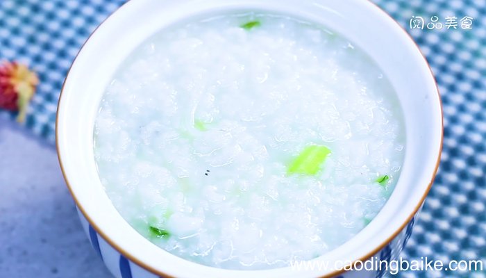 银鱼菜茧粥 银鱼菜茧粥的做法