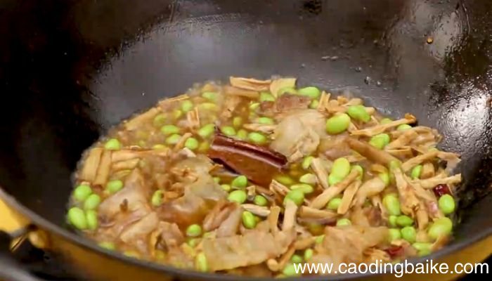 毛豆笋干炖肉的做法毛豆笋干炖肉怎么做