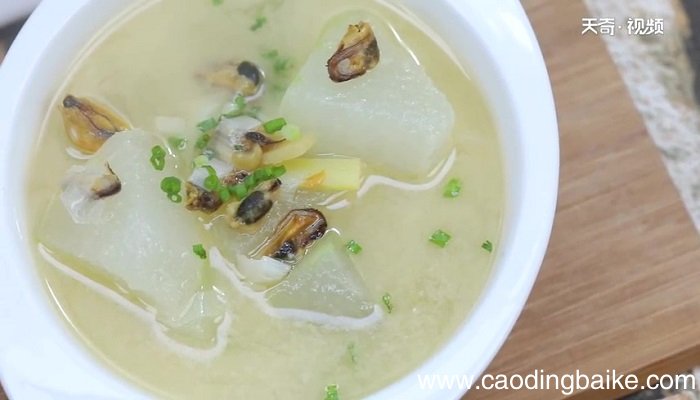 冬瓜炖淡菜怎么做 冬瓜炖淡菜的做法