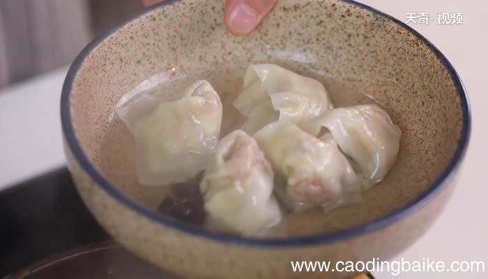 馄饨的包法