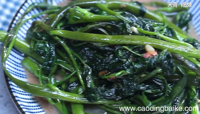 空心菜怎么炒 空心菜的炒法