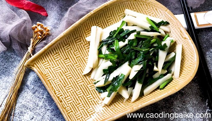韭香芋干的做法 韭香芋干怎么做