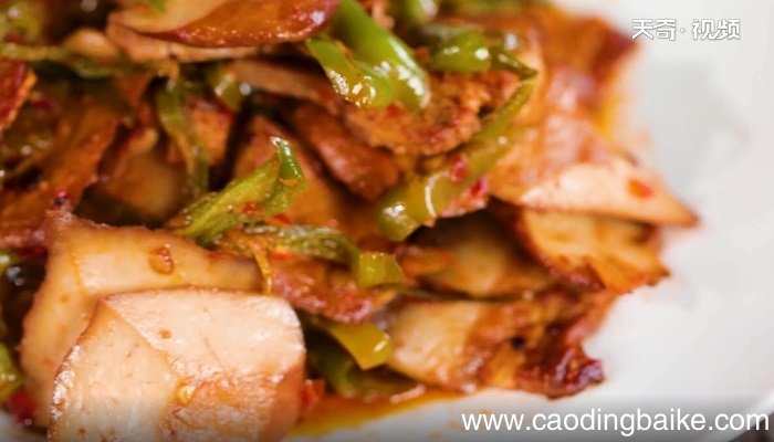 水阳干子炒肉的做法 水阳干子炒肉怎么做