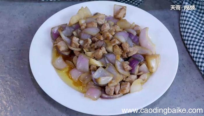 洋葱炒肉丁的做法洋葱炒肉丁怎么做