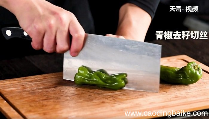 青椒炒水阳干子的做法 青椒炒水阳干子怎么做