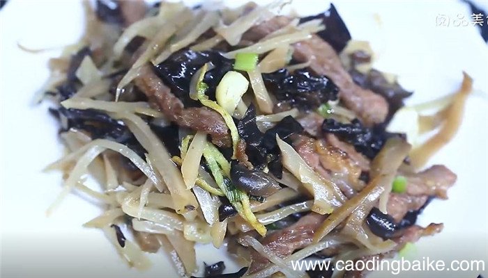 榨菜木耳炒肉丝怎么做 榨菜木耳炒肉丝的做法