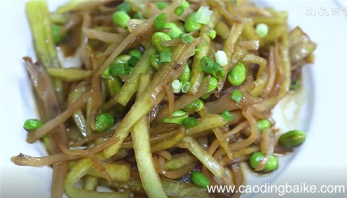 榨菜毛豆炒瓜皮怎么做 榨菜毛豆炒瓜皮的做法