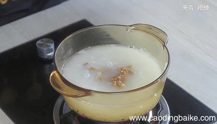 核桃仁粥的做法 怎么做核桃仁粥