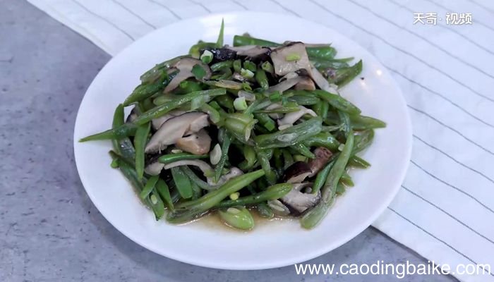 香菇烧豆角的做法香菇烧豆角怎么做
