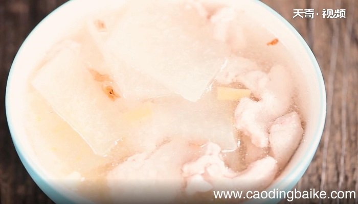 玉竹冬瓜瘦肉汤的做法 玉竹冬瓜瘦肉汤怎么做