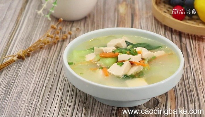 青菜豆腐汤的做法 青菜豆腐汤怎么做好吃