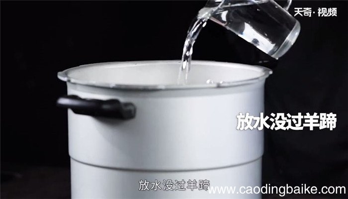 萝卜羊蹄汤怎么做 萝卜羊蹄汤的做法