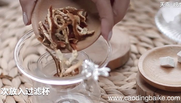 陈皮茯苓茶怎么做，陈皮茯苓茶的制作方法