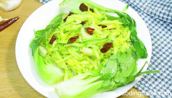 清炒小南瓜丝清炒小南瓜丝
