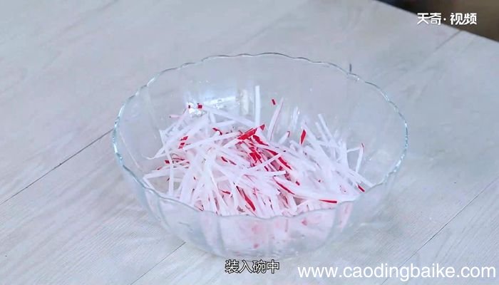 香菜萝卜丝怎么做香菜萝卜丝的做法