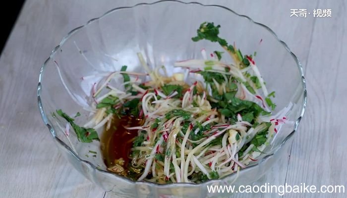香菜萝卜丝怎么做香菜萝卜丝的做法
