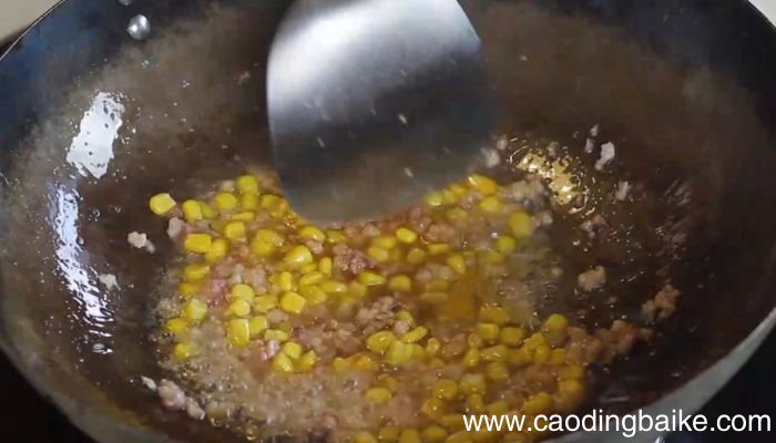 肉沫玉米炒饭的做法肉沫玉米炒饭怎么做