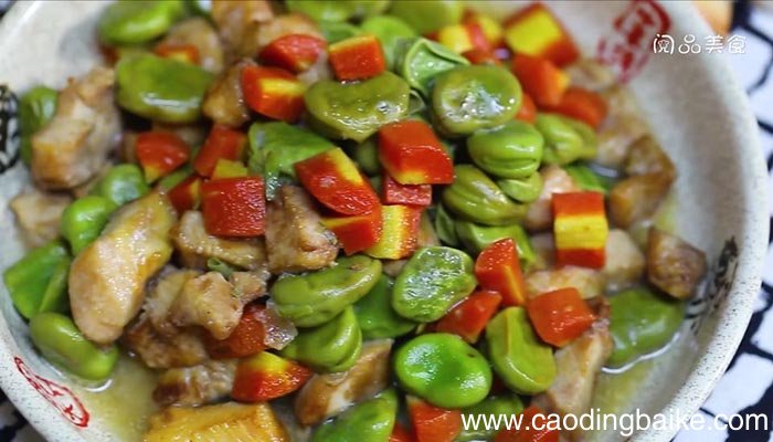 蚕豆炒鸡丁做法 蚕豆炒鸡丁