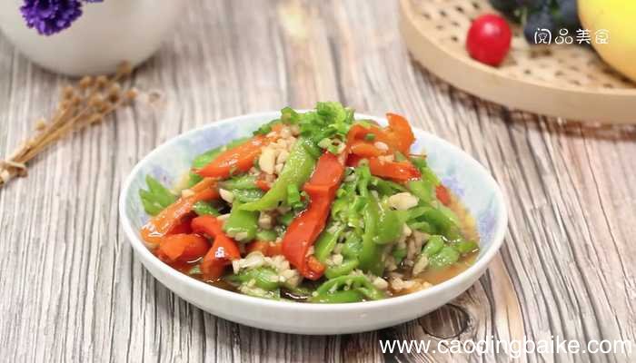 蒜蓉青椒 蒜蓉青椒的做法
