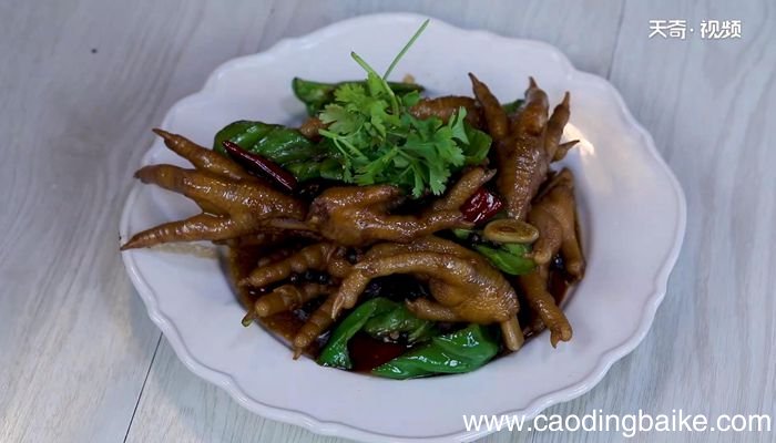 湘菜红烧鸡爪的做法湘菜红烧鸡爪怎么做