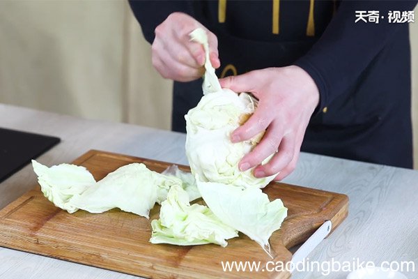 清炒包菜的做法