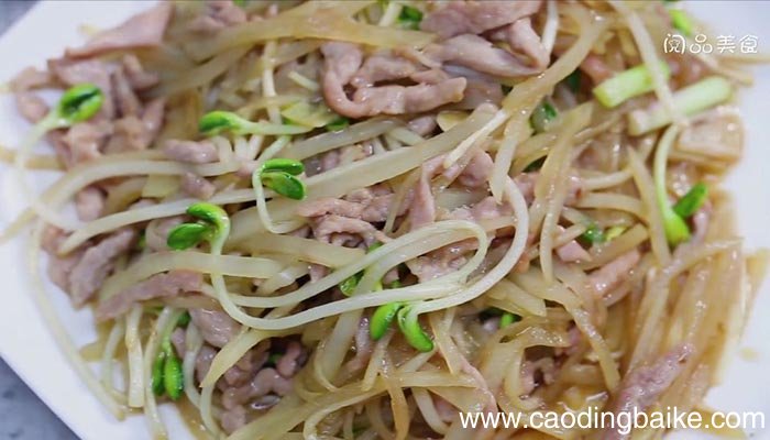 猪肉豆芽土豆怎么炒 猪肉豆芽土豆