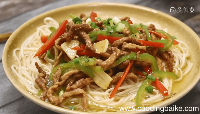 肉丝面 肉丝面的做法
