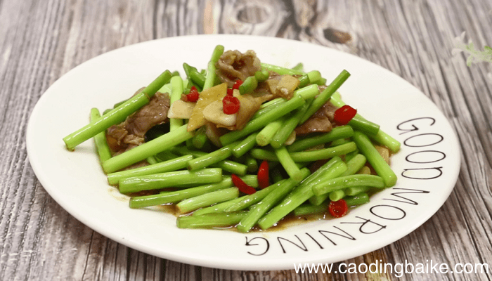 咸肉炒蒜苔 咸肉炒蒜苔怎么做好吃