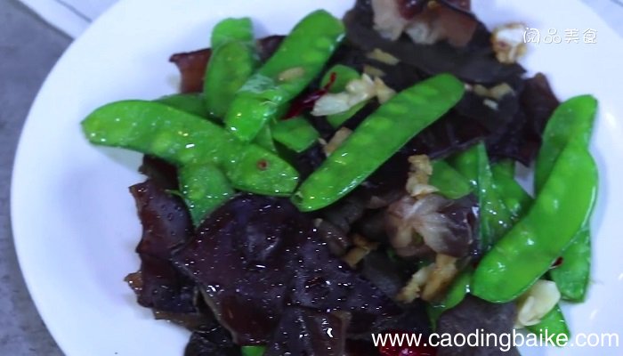 甜豆炒木耳的做法 甜豆炒木耳怎么做