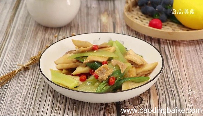 金华火腿炒莴笋鸡腿菇的做法 金华火腿炒莴笋鸡腿菇怎么做好吃