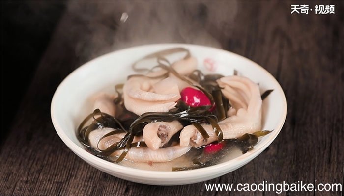 酸萝卜海带丝鸭掌汤的做法 酸萝卜海带丝鸭掌汤怎么做