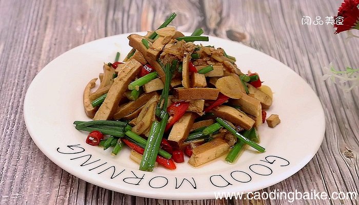 虾米豆干炒韭苔 虾米豆干炒韭苔怎么做好吃
