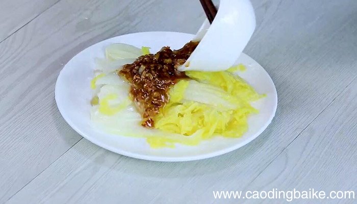 蒜蓉蒸大白菜的做法 蒜蓉蒸大白菜怎么做