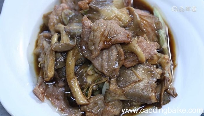凤尾菇炒肉片的做法 凤尾菇炒肉片怎么做