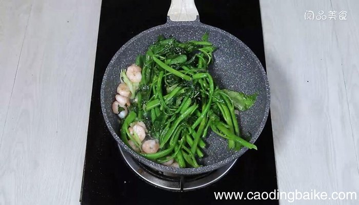 空心菜炒虾仁的做法 空心菜炒虾仁怎么做