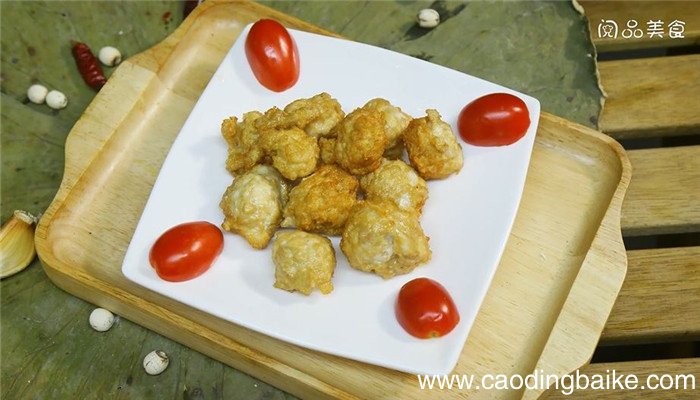 油炸鸡肉丸子怎么做 油炸鸡肉丸子的做法