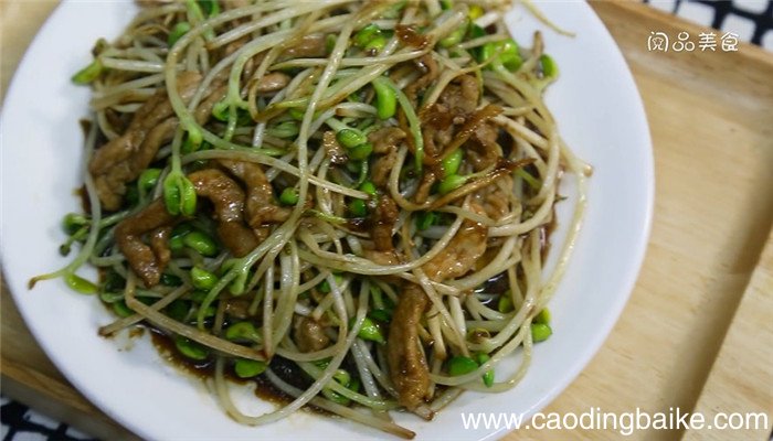 猪肉和豆芽怎么炒 猪肉和豆芽的做法