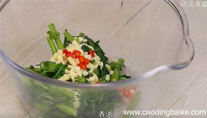 凉拌蚝油茼蒿怎么做 凉拌蚝油茼蒿的做法