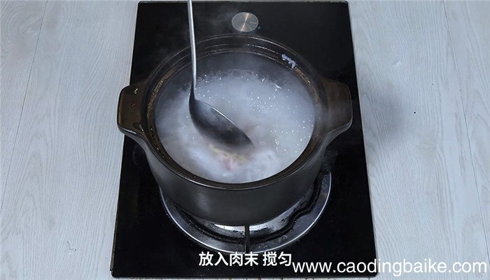 木耳菜肉粥的做法 木耳菜肉粥怎么做